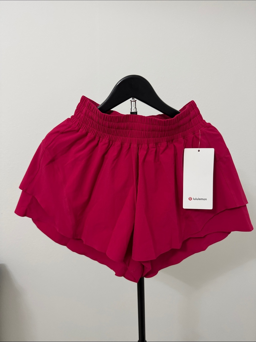 Lululemon Shake It Out High-Rise Run Short 2.5” Pink XS NWT